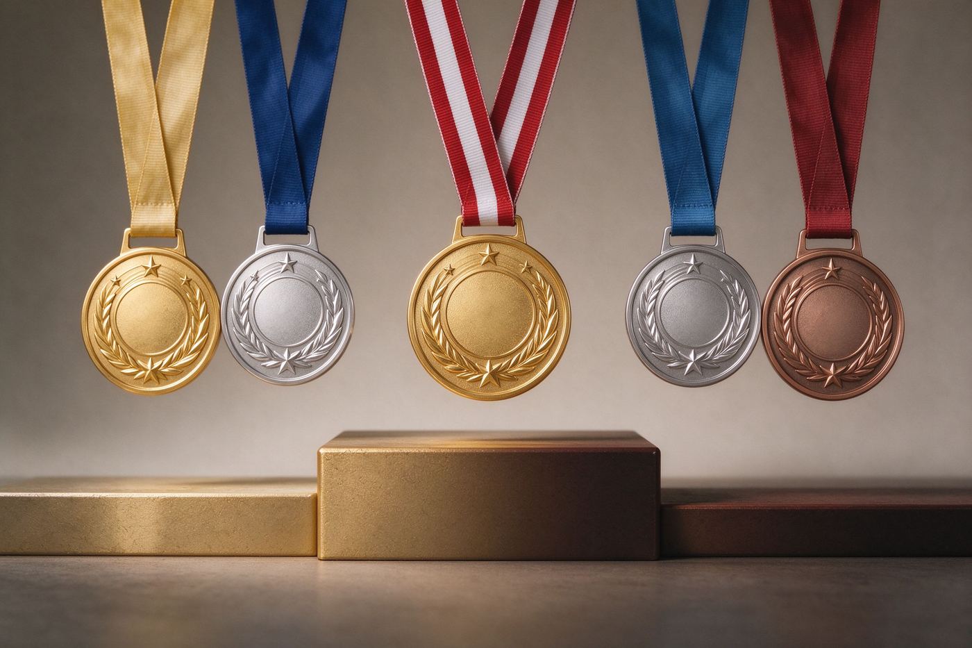 Gold silver bronze medal maker